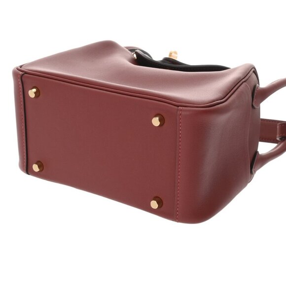HERMES Lindy Mini 2 Rouge H shoulder bag - Picture 5 of 10